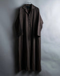 "pas de calais" compact collar long dress
