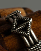 "Christian Dior" Buffalo design silver ring