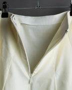 "FENDI" hole pattern and tack designed skirt