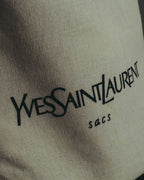 “Yves Saint Laurent” 90’s-00’s Cassandra logo one shoulder leather bag