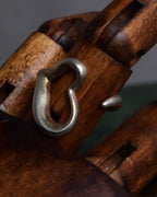 "Tiffany&Co" Elsa Peretti open heart design silver ring