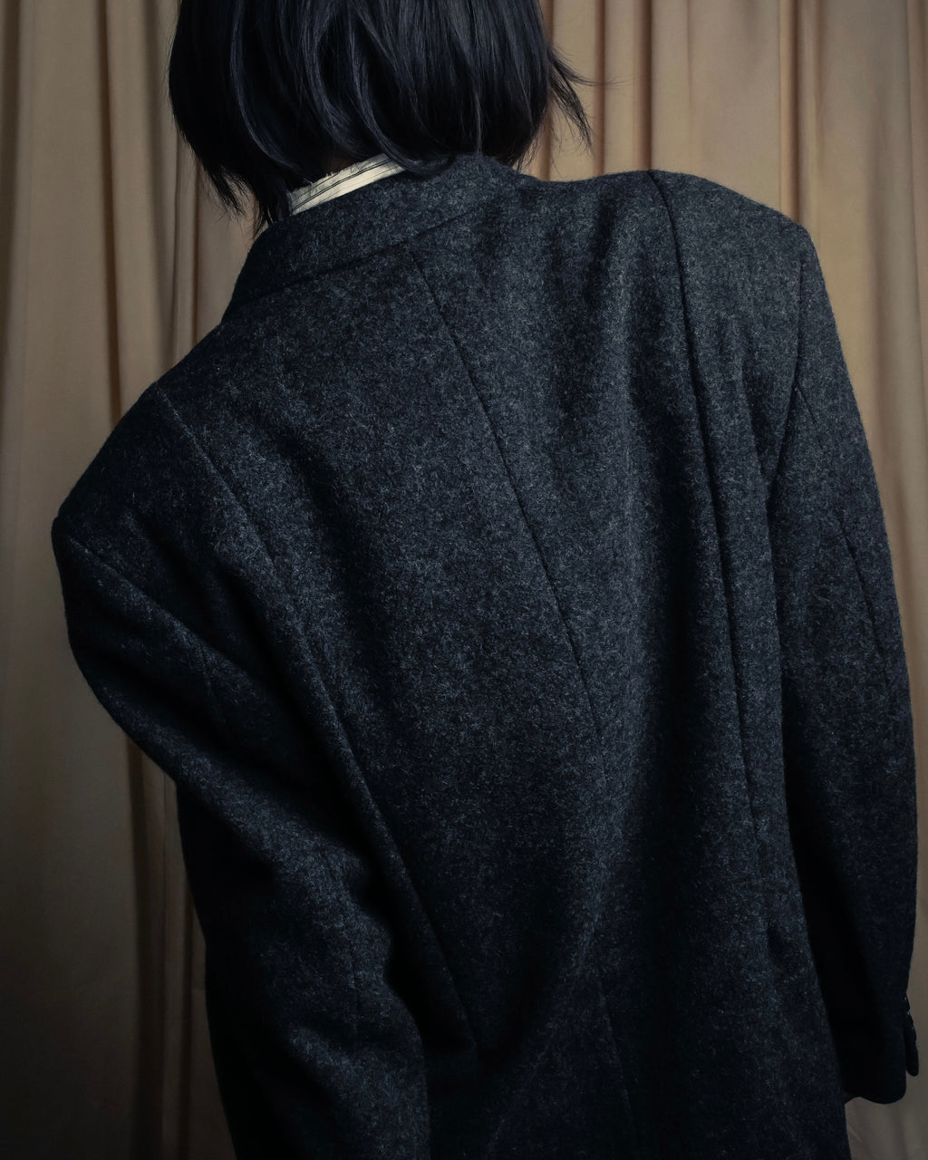 "COMME des GARCONS HOMME PLUS" Structured cut double-breasted tailored jacket