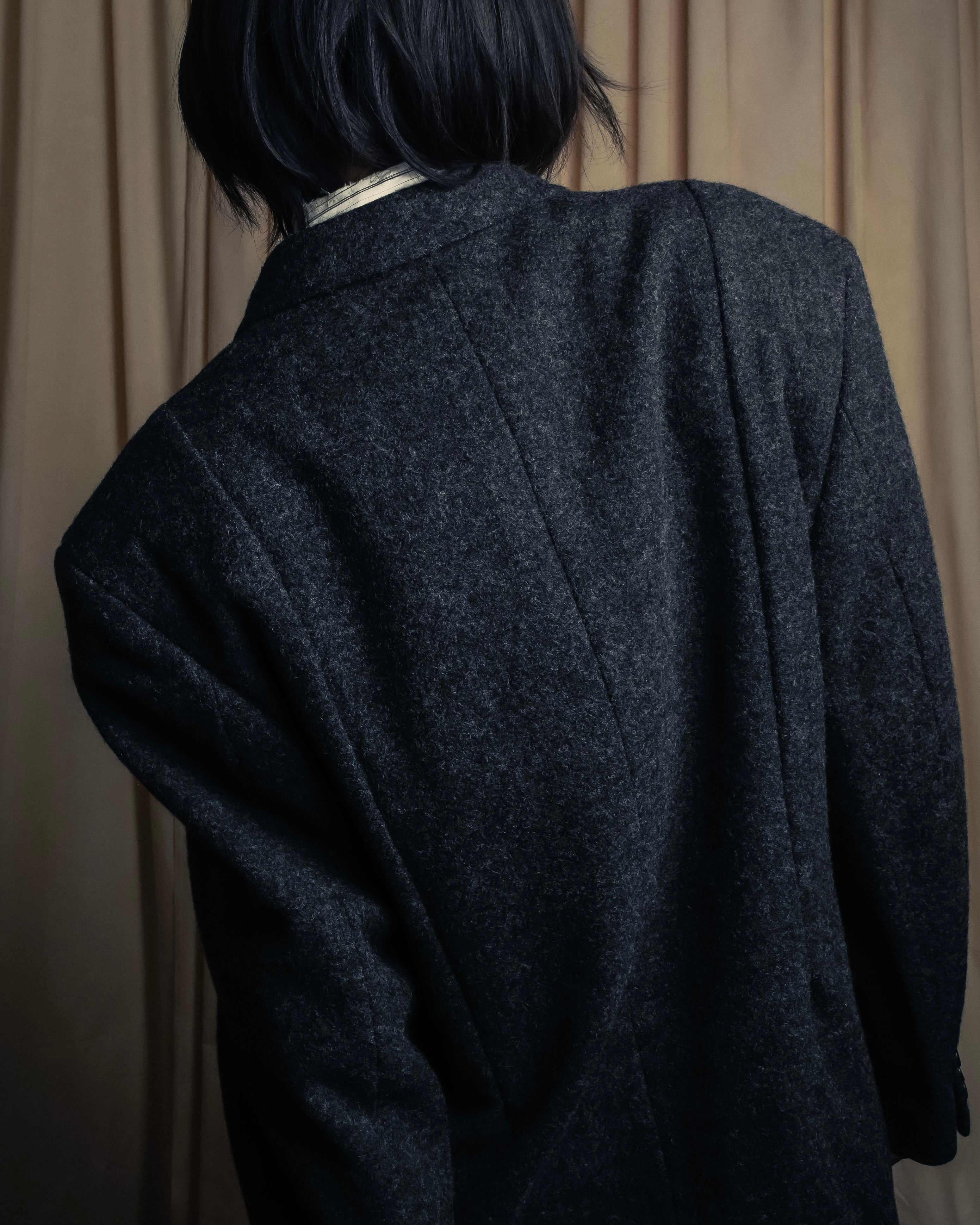 "COMME des GARCONS HOMME PLUS" Structured cut double-breasted tailored jacket