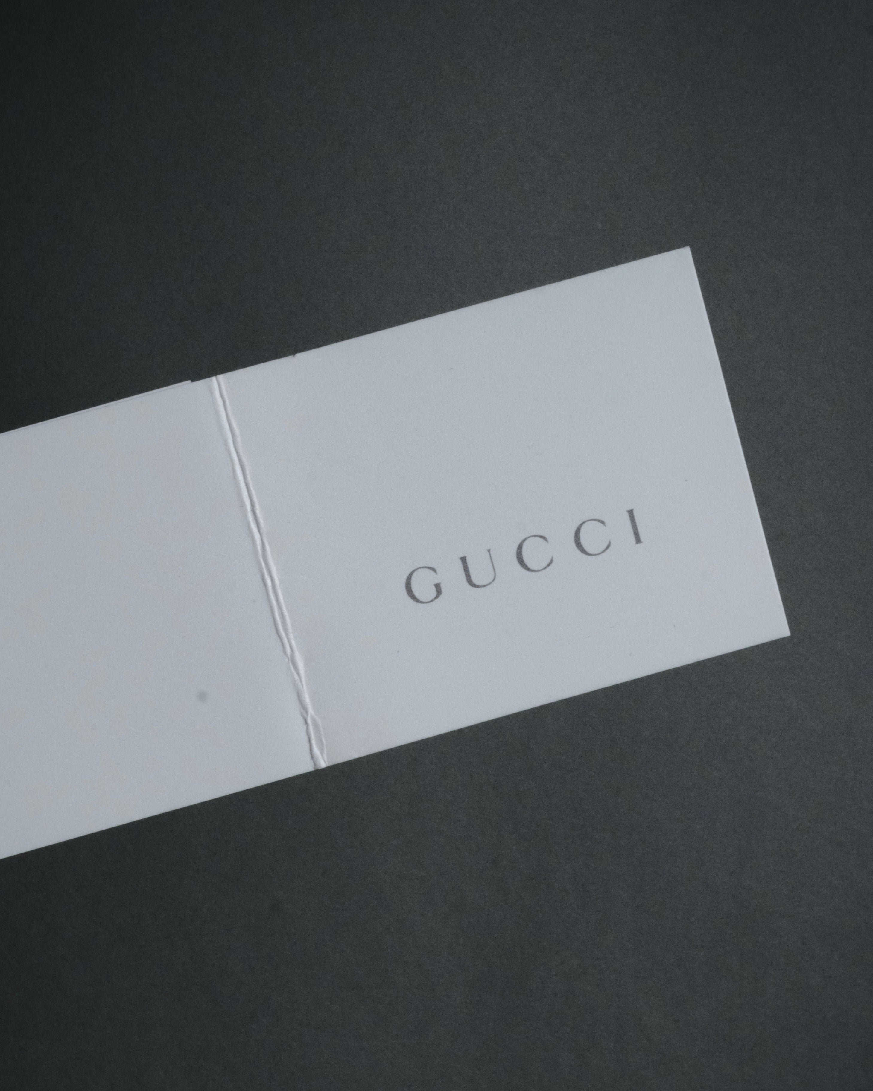"GUCCI" Mid 00’s wood-lock leather long wallet