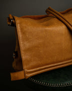 "MAISON MARGIELA" 12SS over flap design leather shoulder bag