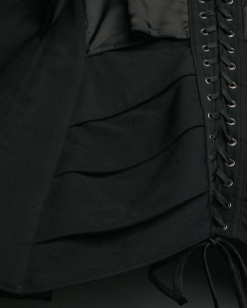 -SPECIAL- “Jean Paul GAULTIER FEMME” 2005-2011 Corset lace-up tailored zip jacket