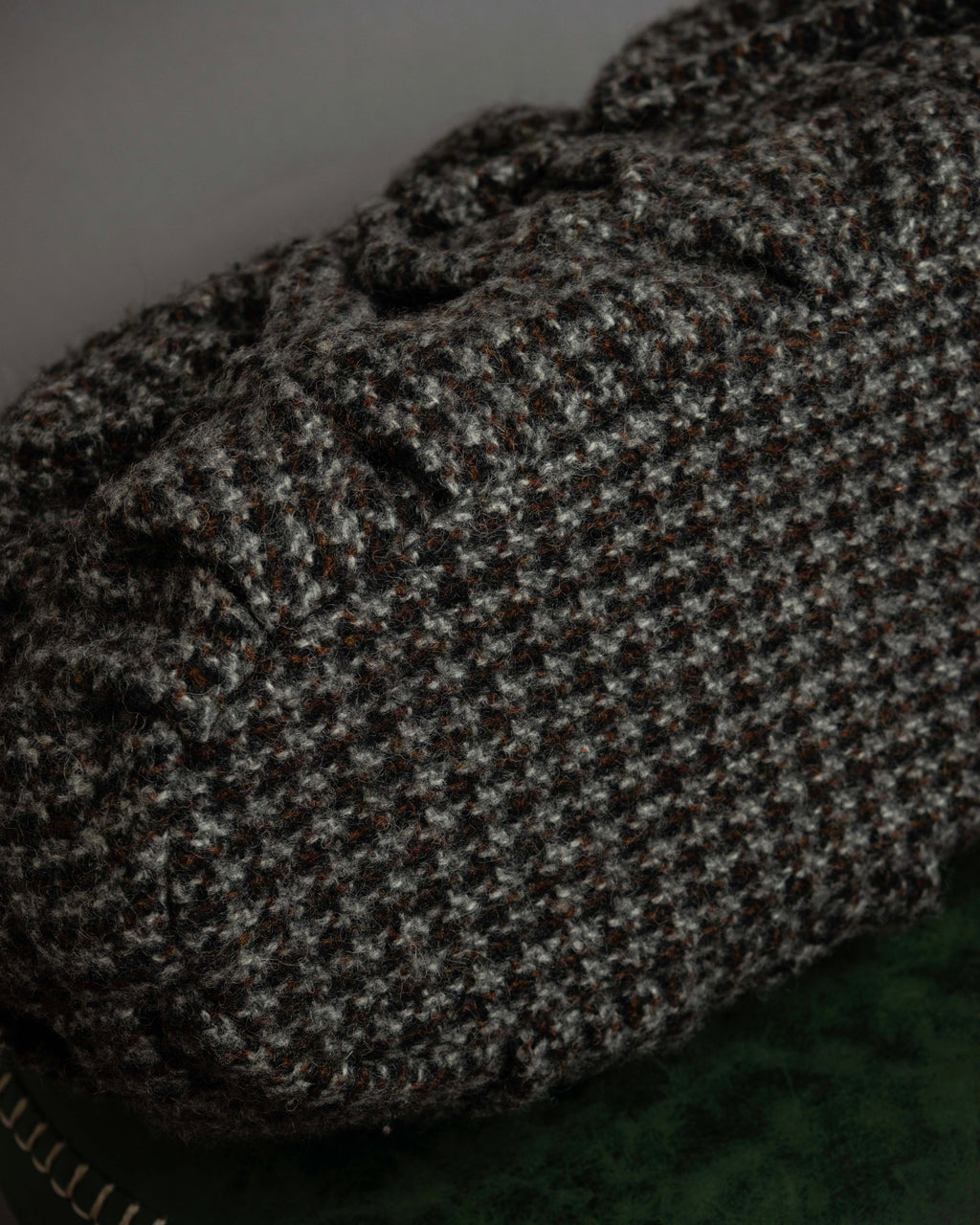 "JUNYA WATANABE COMME des GARCONS" Mixed tweed gathered detail clasp bag