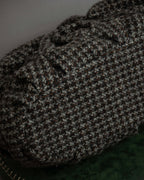 "JUNYA WATANABE COMME des GARCONS" Mixed tweed gathered detail clasp bag