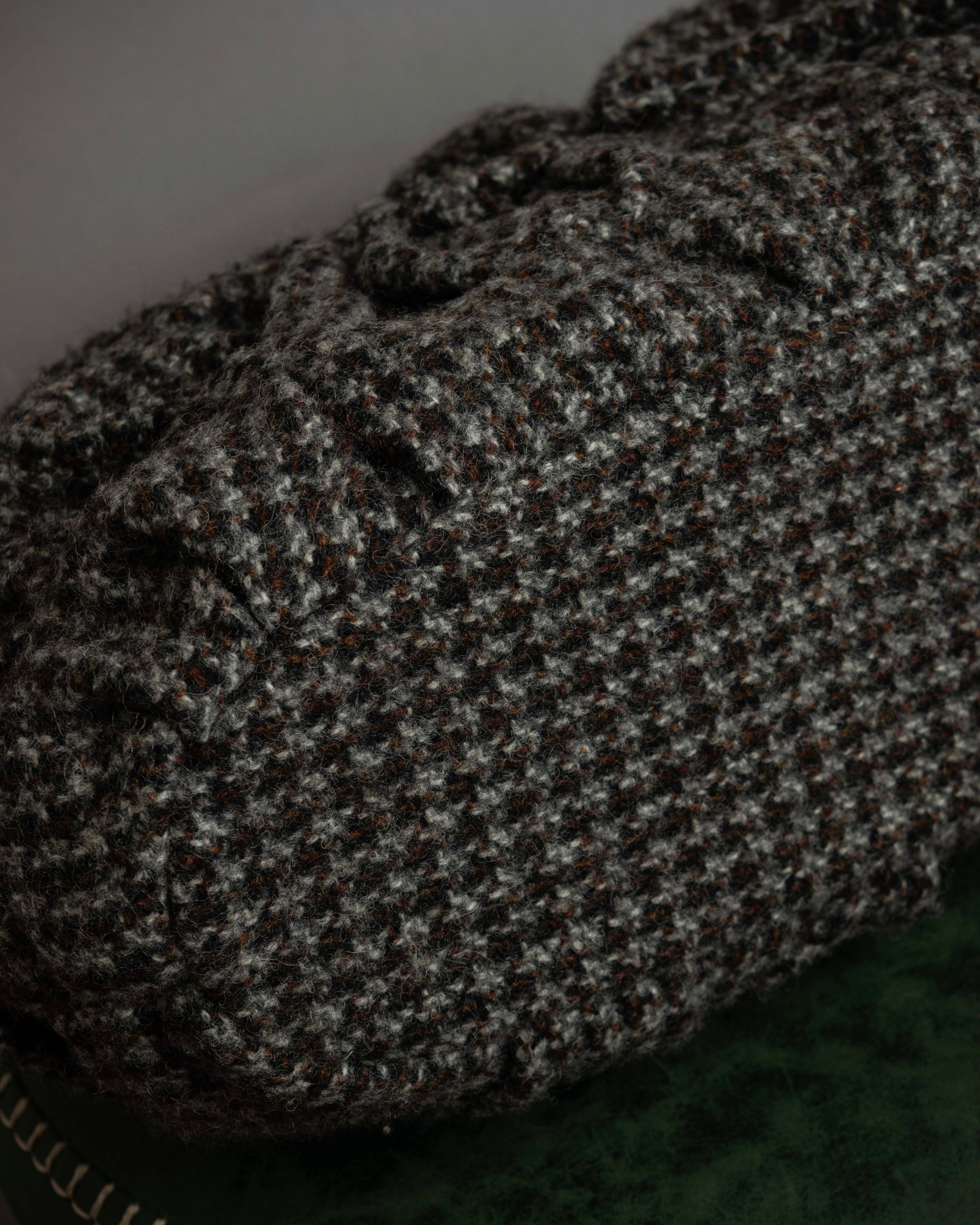 "JUNYA WATANABE COMME des GARCONS" Mixed tweed gathered detail clasp bag