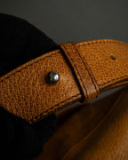 "MAISON MARGIELA" 12SS over flap design leather shoulder bag