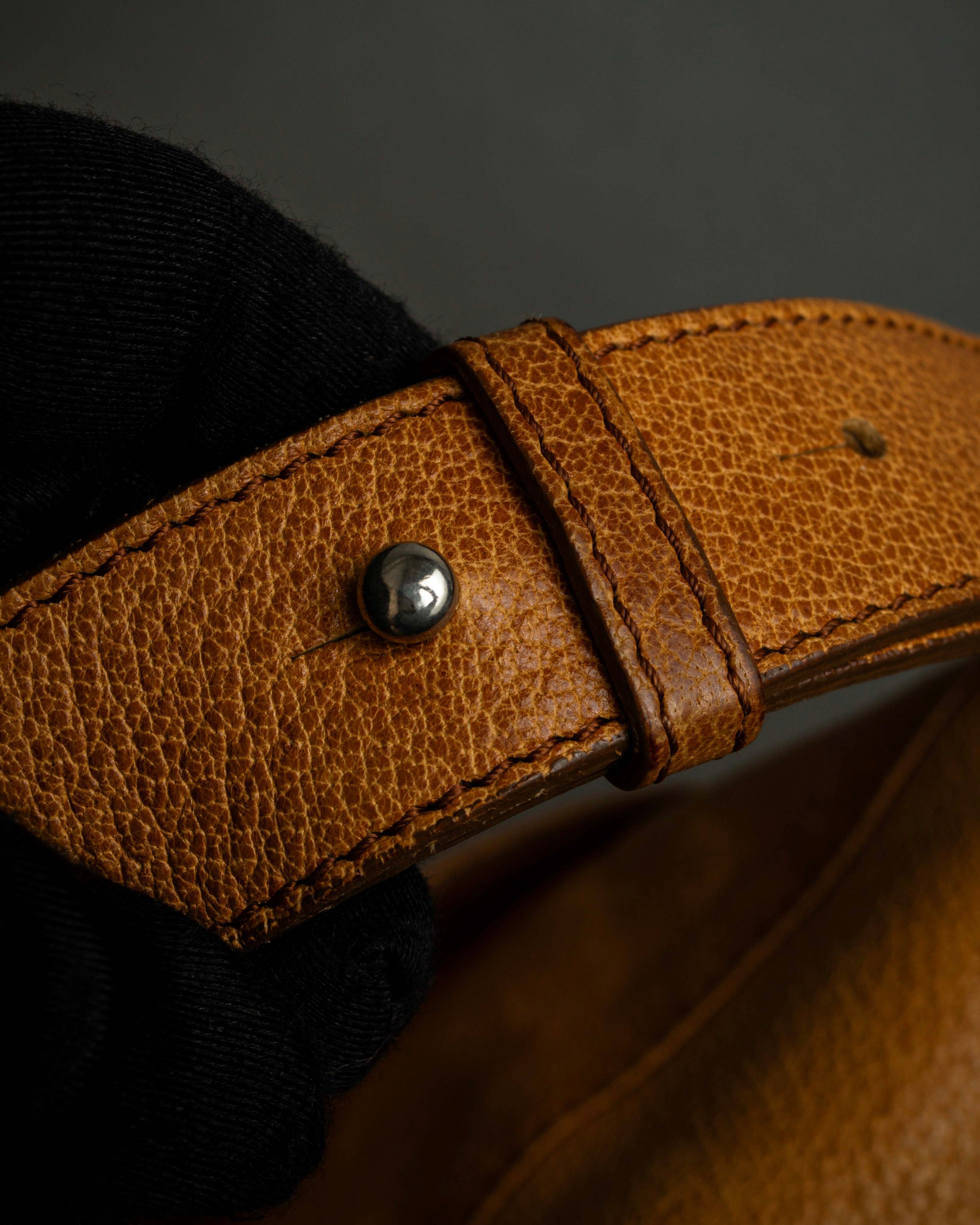 "MAISON MARGIELA" 12SS over flap design leather shoulder bag