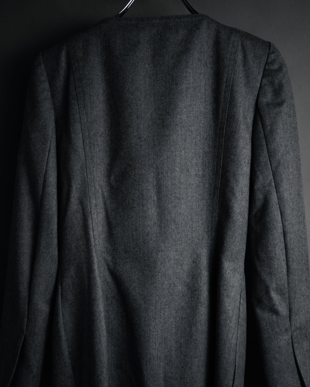 “Miss Dior” 90’s asymmetrical multi button wool dress