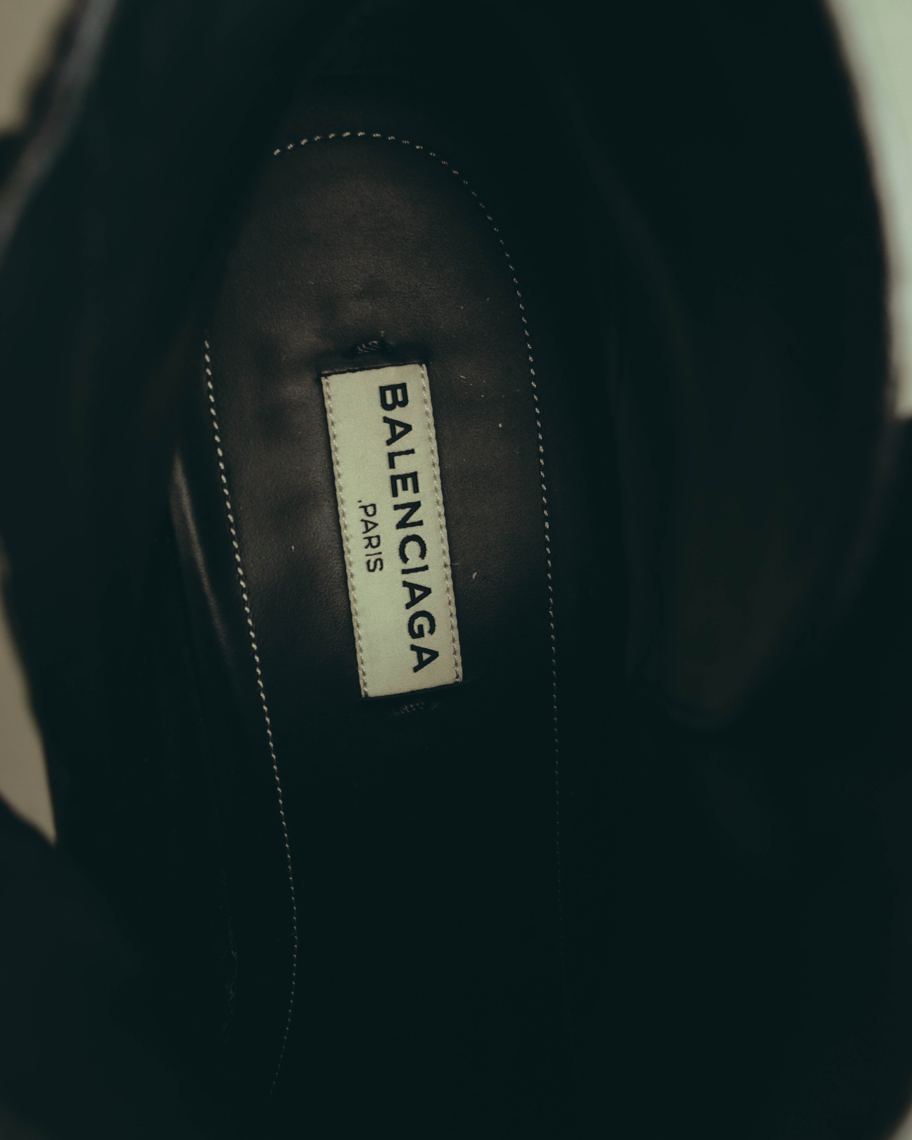 -SPECIAL- “BALENCIAGA” 2014-16’s Metal bar leather ankle boots