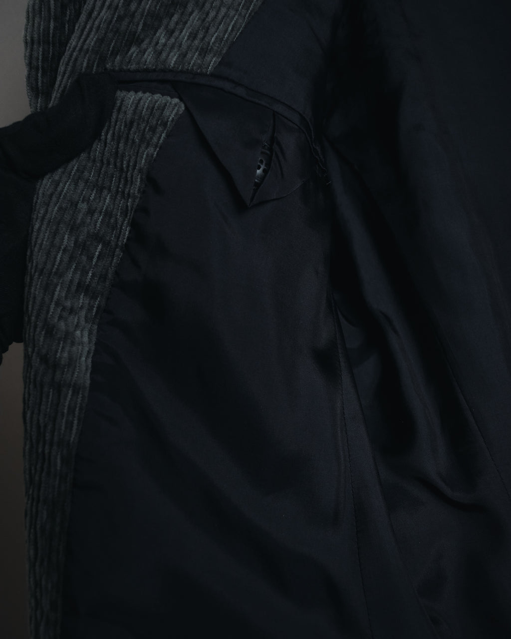 –SPECIAL– "ISSEY MIYAKE MEN" 98AW garment-pleated cotton tailoring set-up