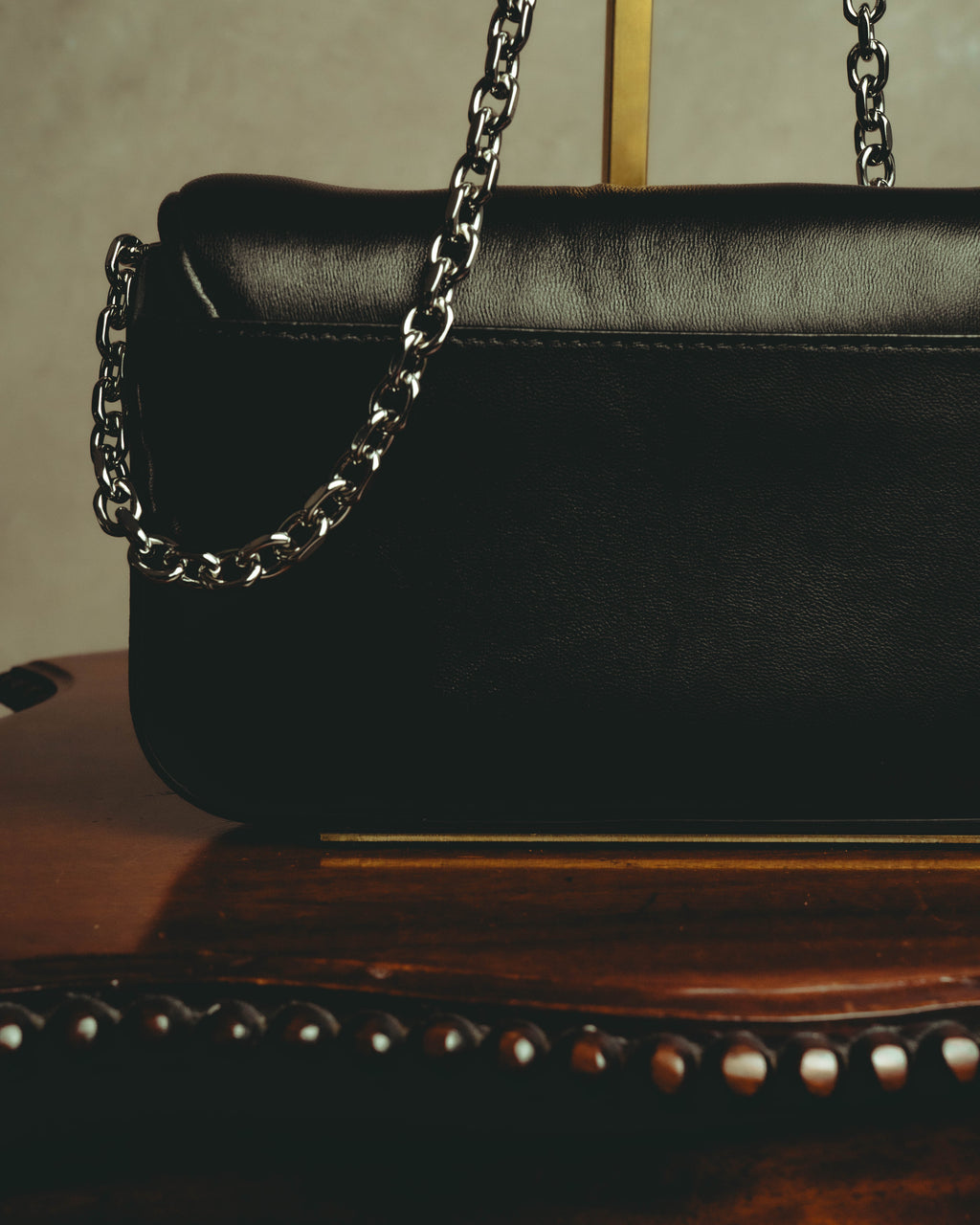 –SPECIAL– "Maison Margiela" 2020's Quilted leather chain shoulder bag