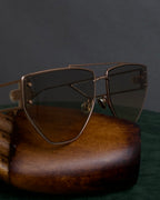 "Christian Dior" Metal acetate combination design sunglasses
