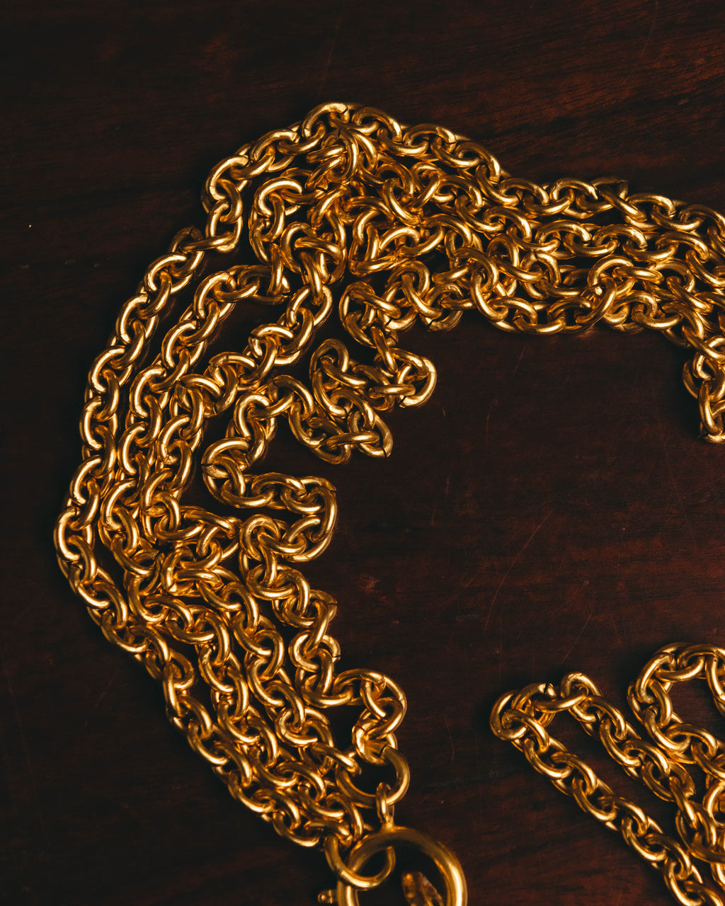 -SPECIAL- “CHANEL” 90’s-00’s Horse motif medallion chain necklace