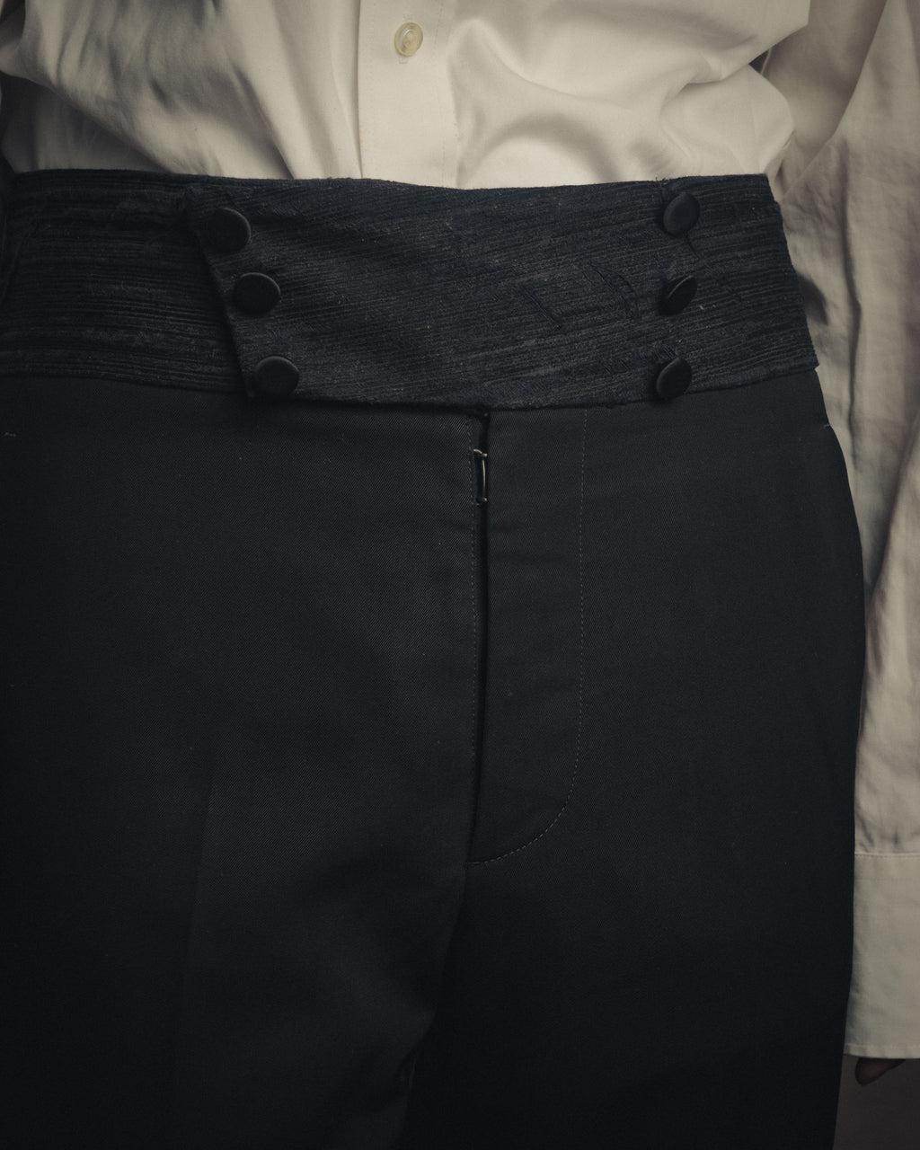 -SPECIAL- “Maison Martin Margiela” 2001-2003 Deconstructed cummerbund trousers