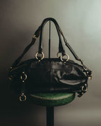 "Valerio Valeriani" 00's-10's Convertible leather Boston bag