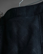 "BURBERRY" Tone-on-tone check pattern flared skirt