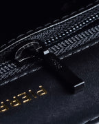 "PIERRE BALMAIN" Horizontal design grain leather 2way shoulder bag