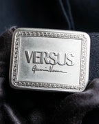 "Versus Versace" Belted design short length stencolor coat