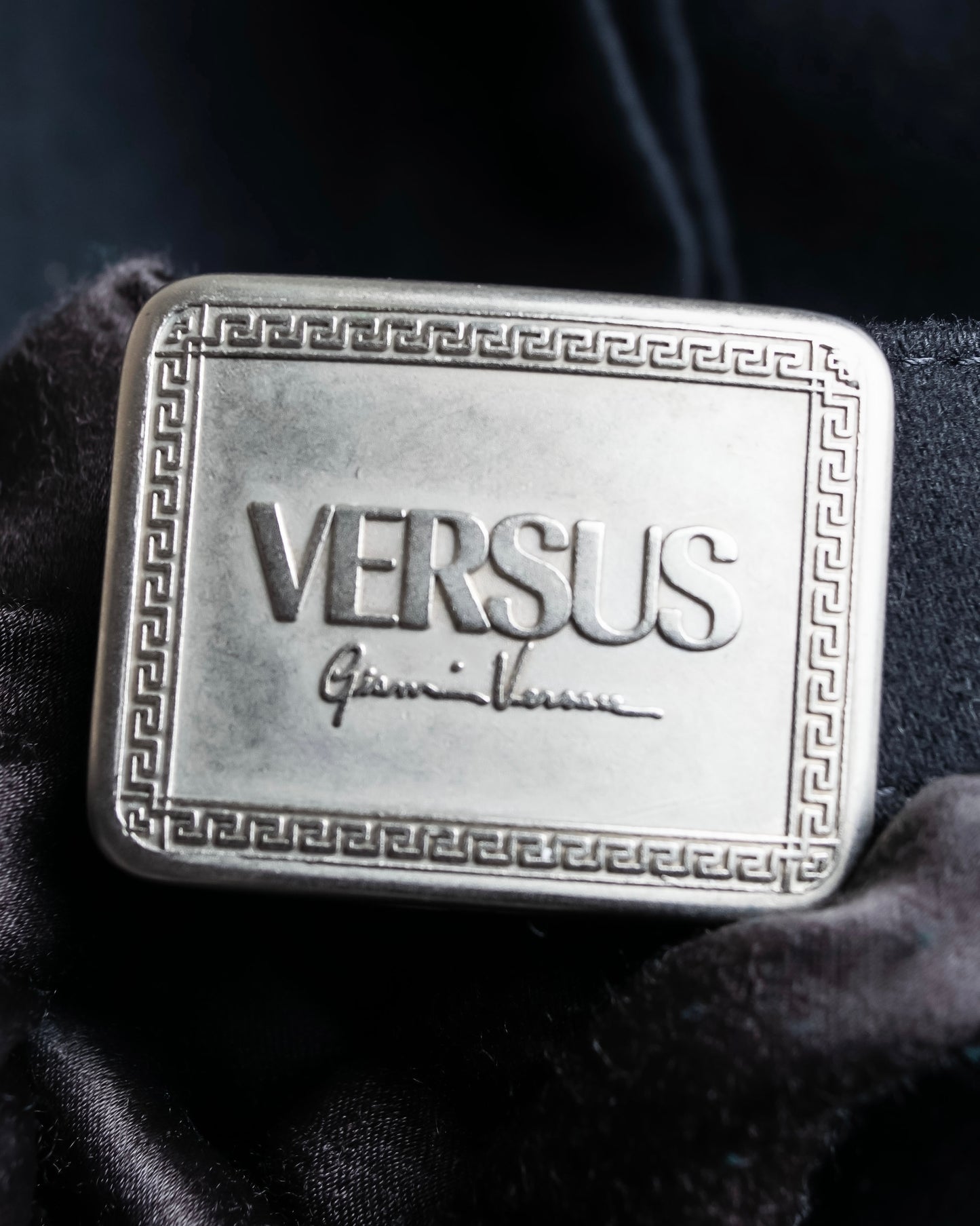 "Versus Versace" Belted design short length stencolor coat