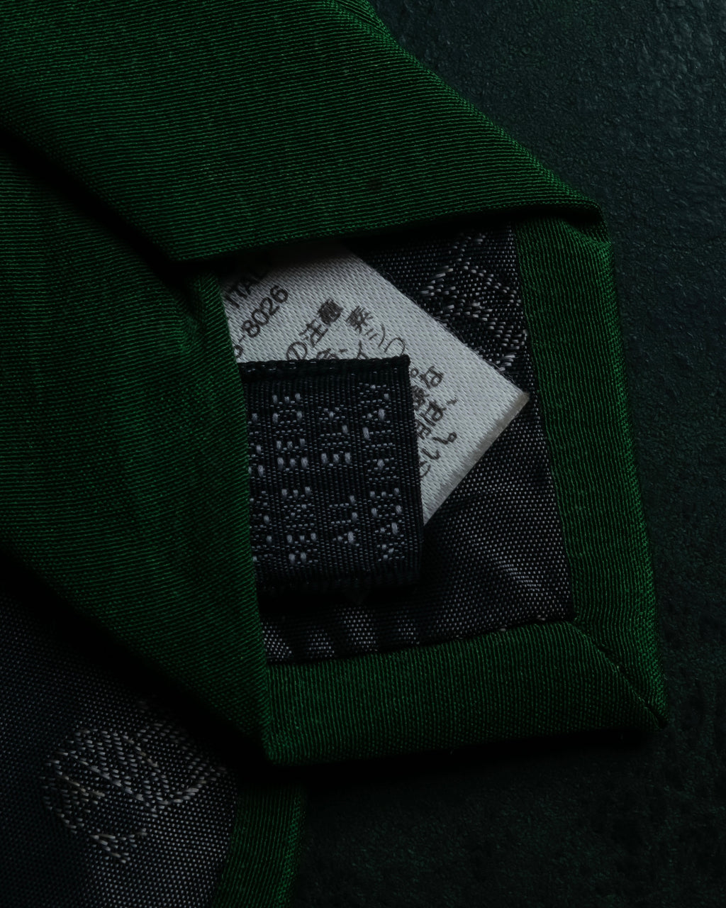 "JEAN PAUL GAULTIER" Radiation gold & human pattern silk neck tie