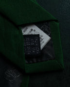 "JEAN PAUL GAULTIER" Radiation gold & human pattern silk neck tie