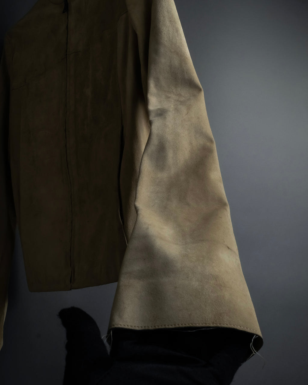 "GUCCI" Sand beige suede set up