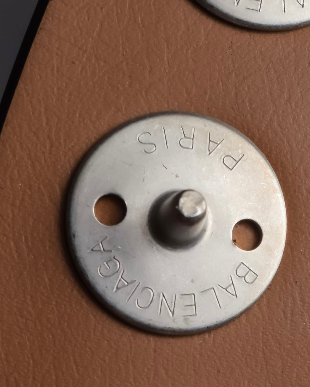 "BALENCIAGA" Two-tone fringe design leather golf shoes