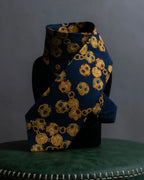 "CHANEL" Jewelry pattern silk necktie