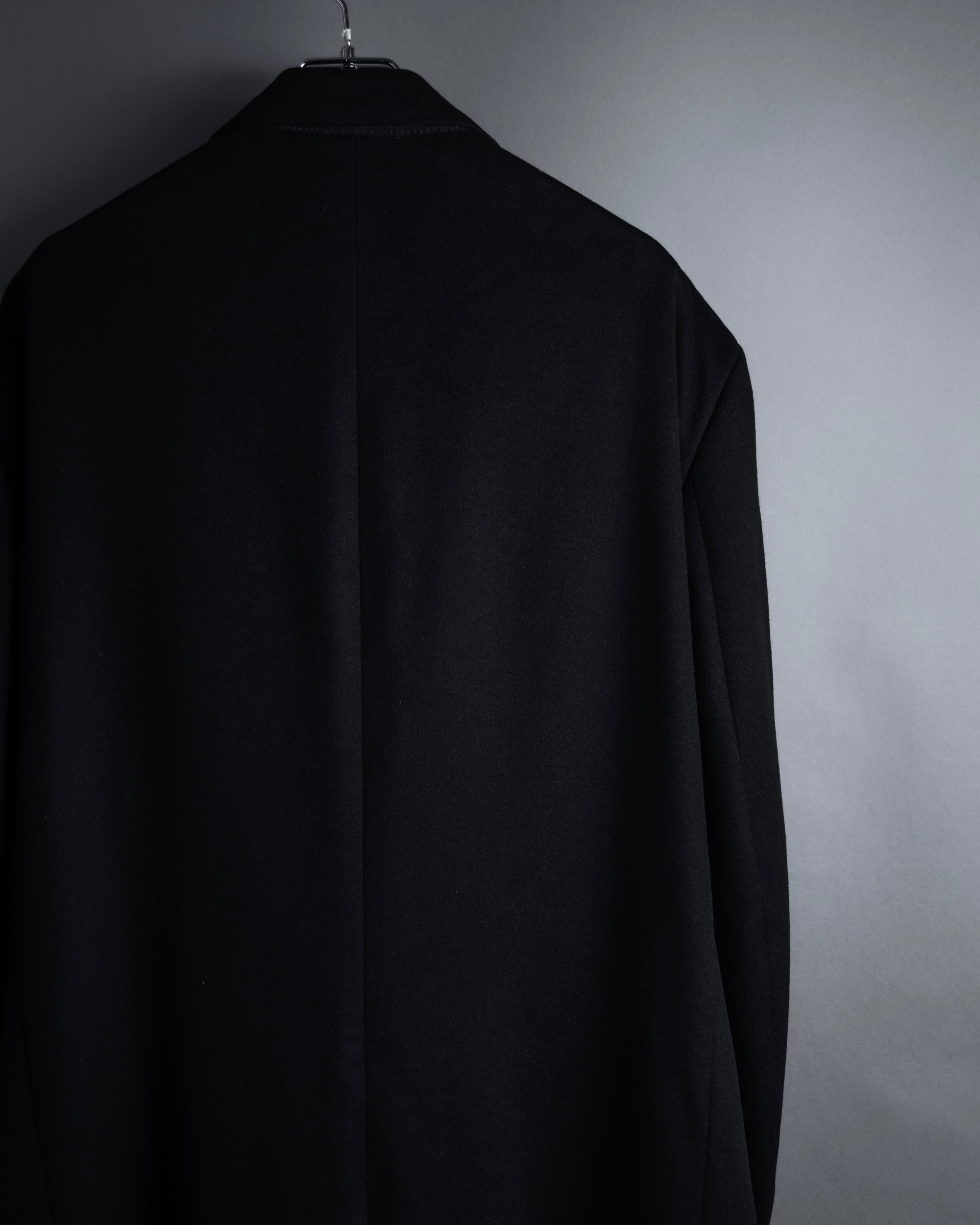 "BELLUMORE／ANTONIO FUSCO"
Fly front 100% cashmere chester coat