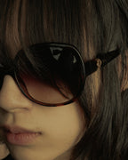 "Dior" Oversized tortoiseshell square sunglasses