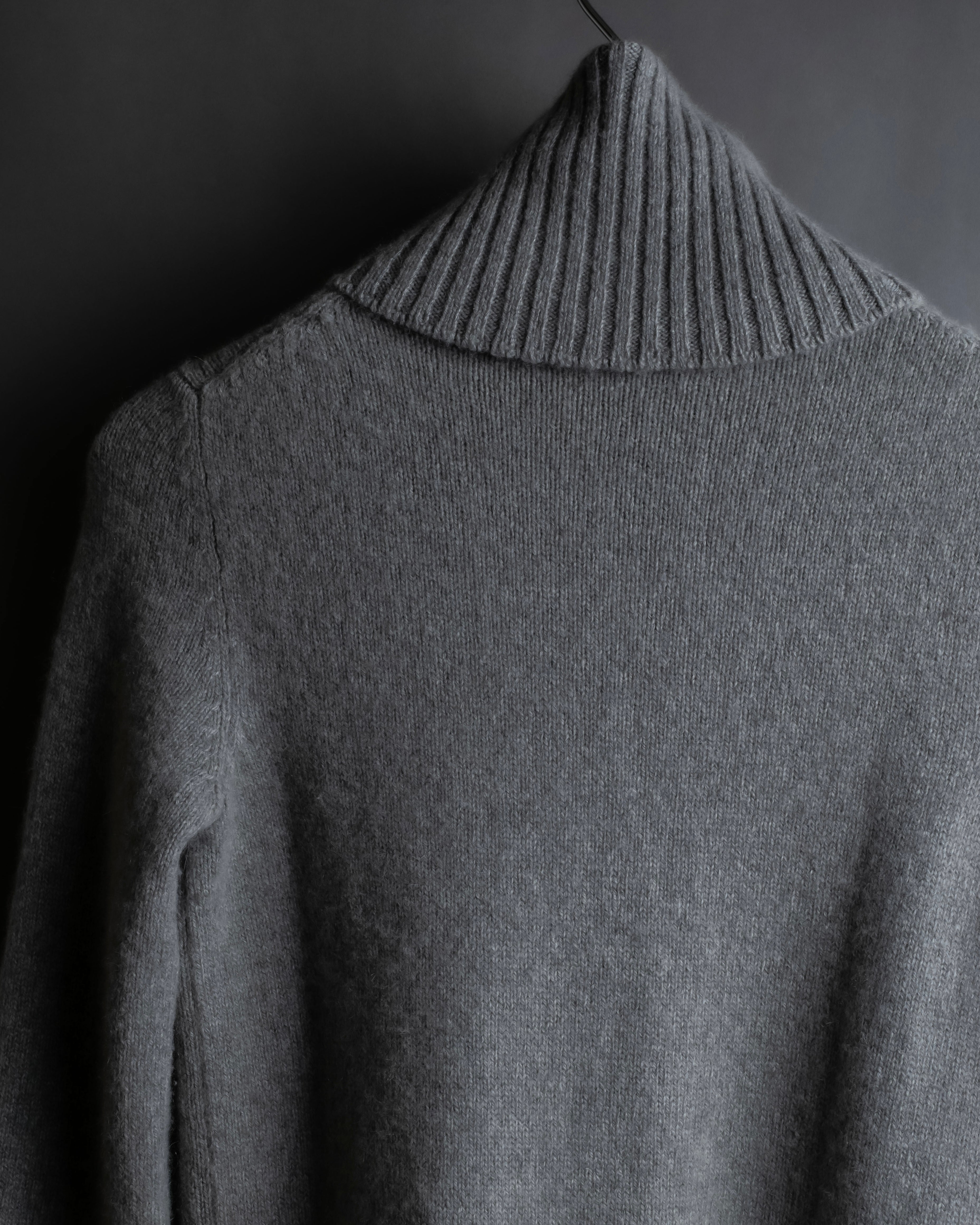 "GUCCI" Cashmere brand double zipper blouson