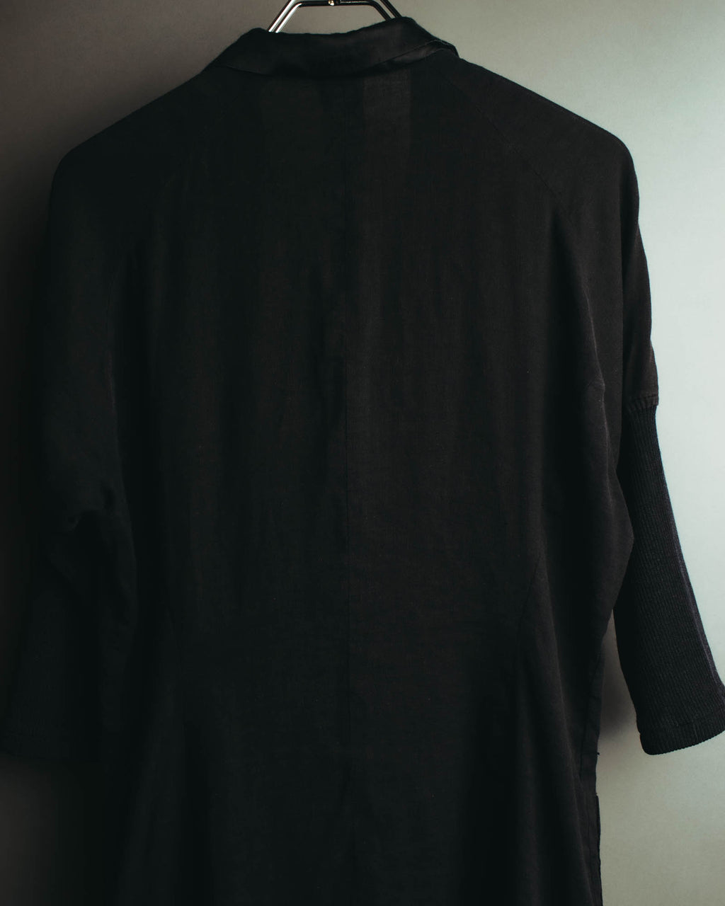 "i wish Y's bis" late 80's-90's Relaxed linen cotton long jacket