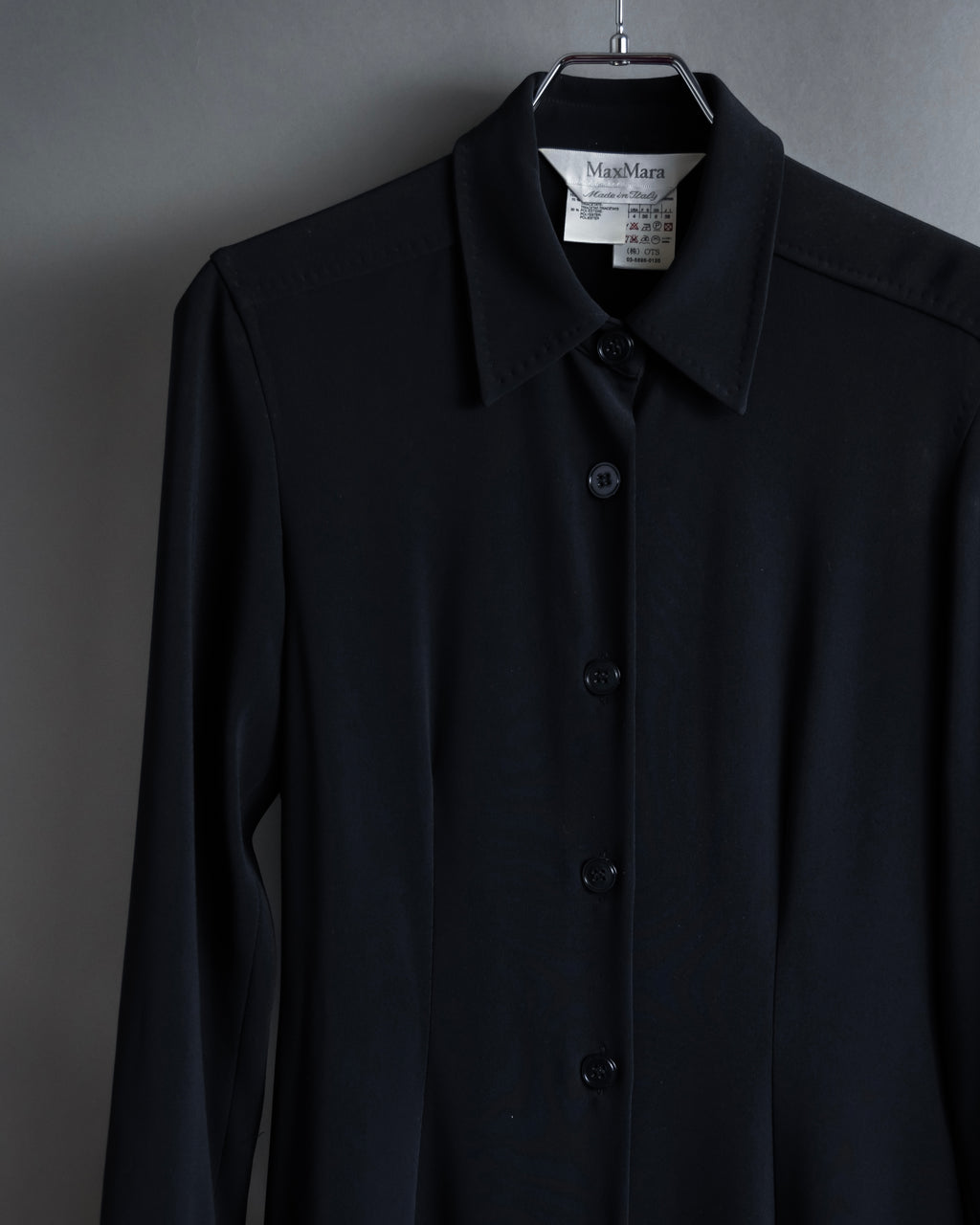 "Max Mara" 90's Refined design long shirt dress