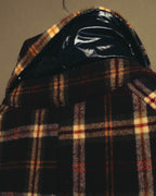 “sacai” 2010's Tartan wool cashmere padded hybrid coat