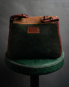 –SPECIAL– “LOEWE” 70’s-80’s Caza Cordobán embossed shoulder bag