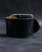 "HERMES" D ring buckle design leather bracelet