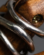 "agete" Three curves organic design silver925 ring