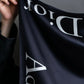 "Christian Dior" Logo＆Addict print small square scarf