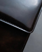 "BALENCIAGA" Patine leather briefcase bag