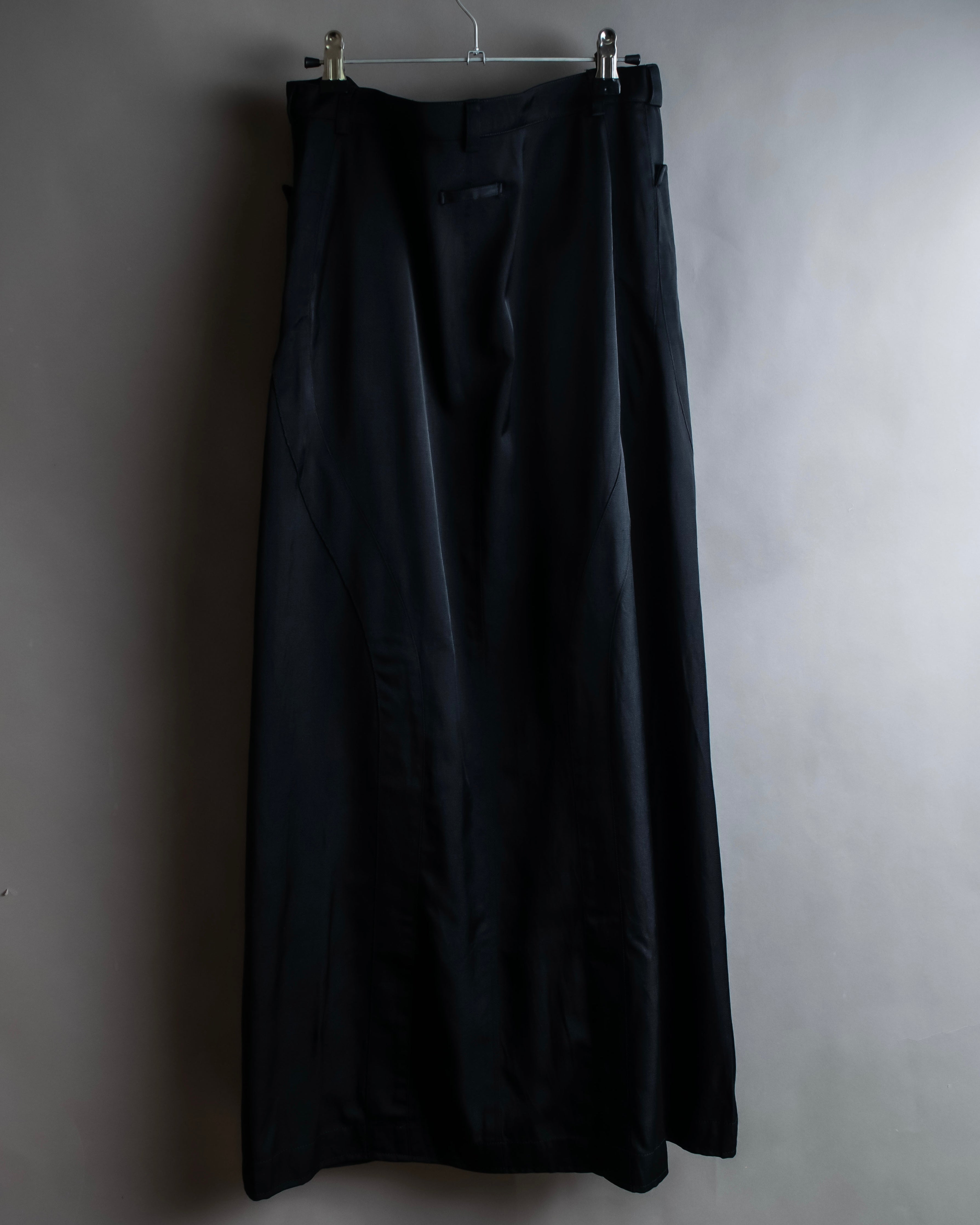 "JEAN PAUL GAULTIER MAILLE FEMME" Side panel design flared skirt