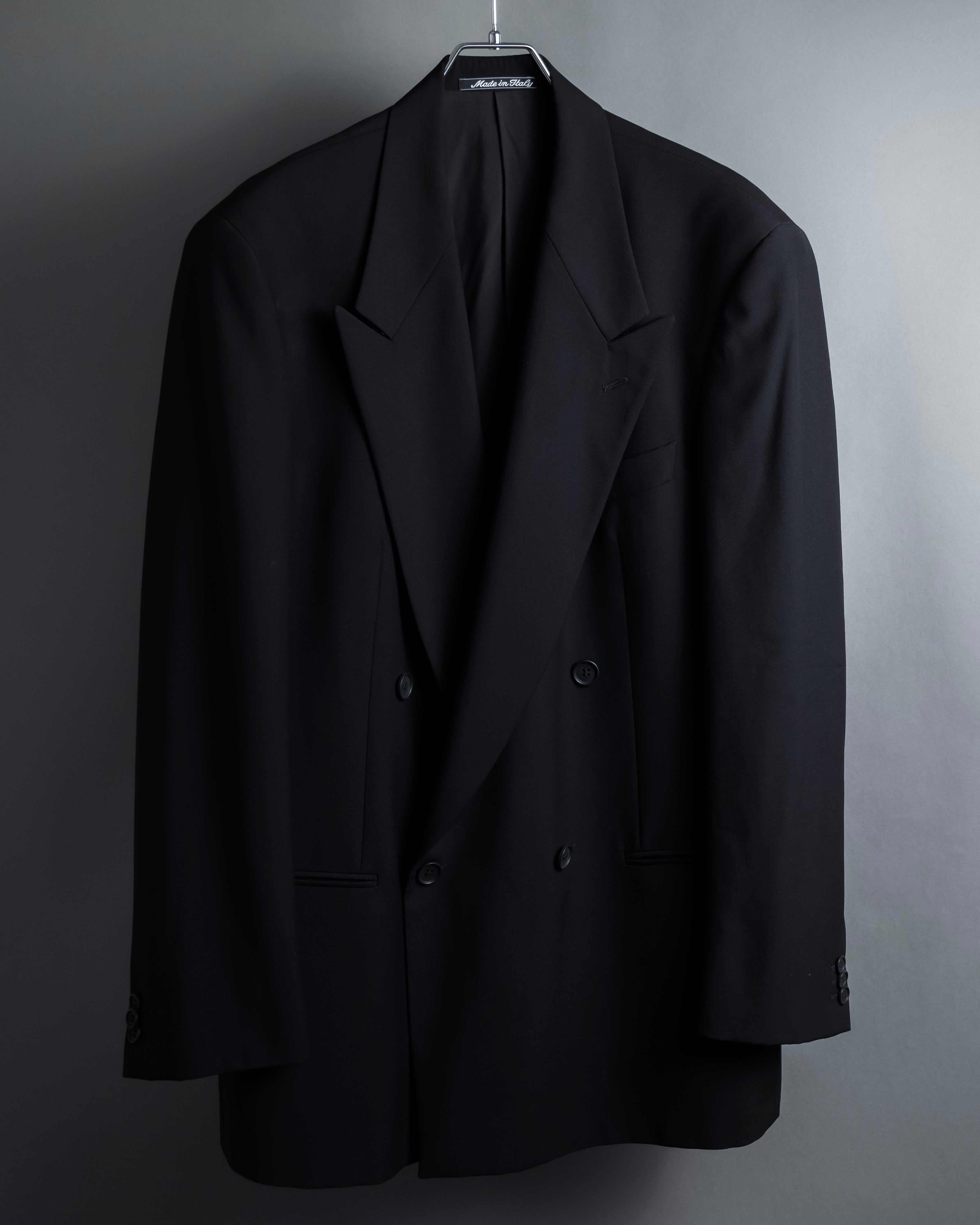"GIORGIO ARMANI" Double-breasted classic tailoring set up