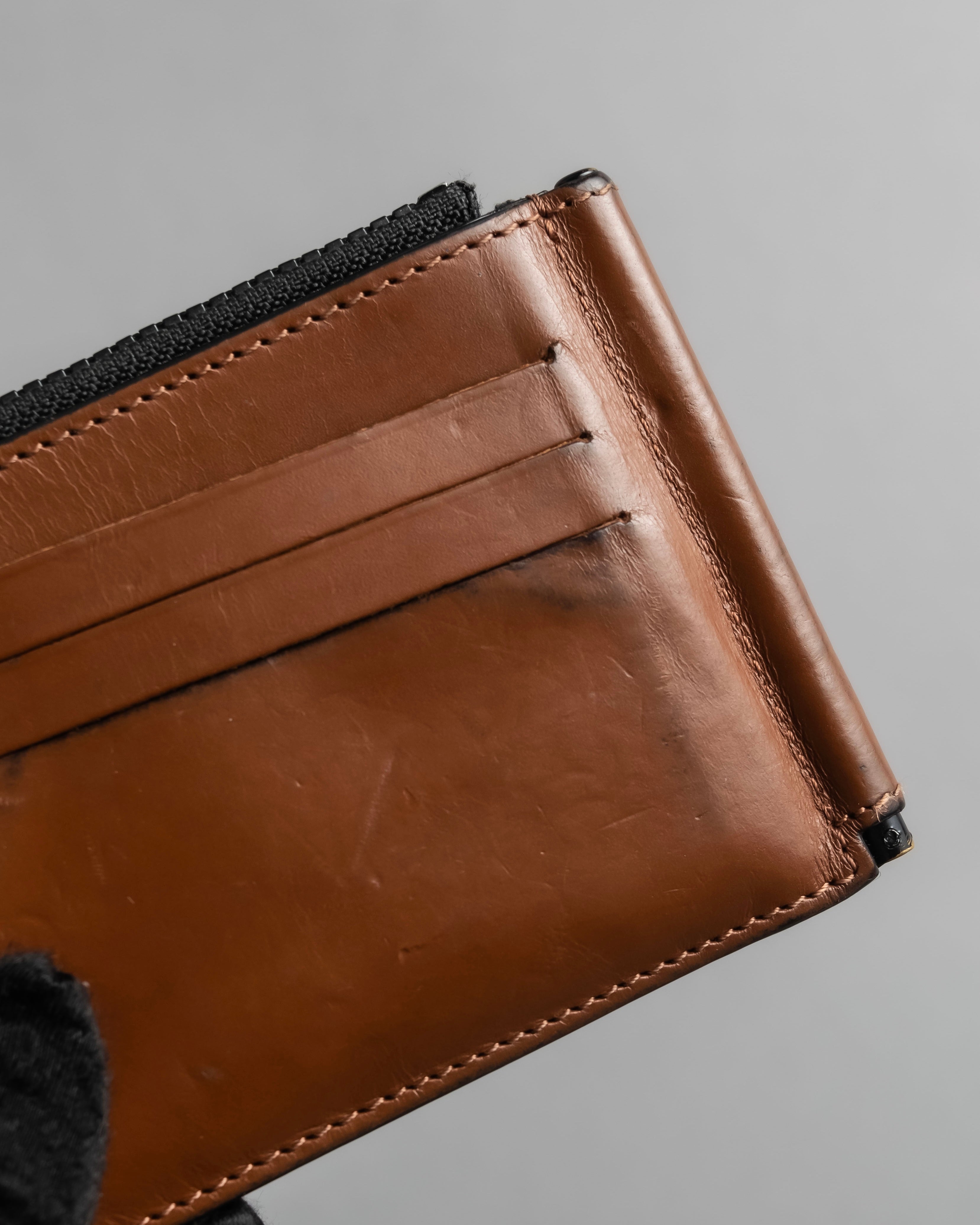 "MAISON MARGIELA" 4-tag design leather money clip