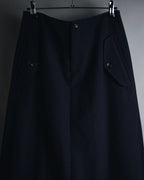 "Robe de chambre COMME des GARÇONS" 99AW asymmetrical panel wrap skirt