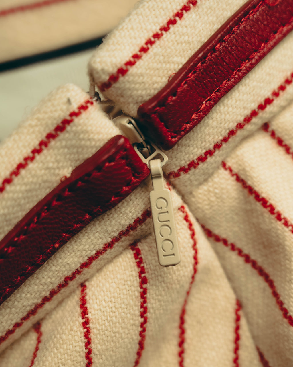 -SPECIAL- “GUCCI” 2015-2022 vintage inspired horsebit striped wool skirt