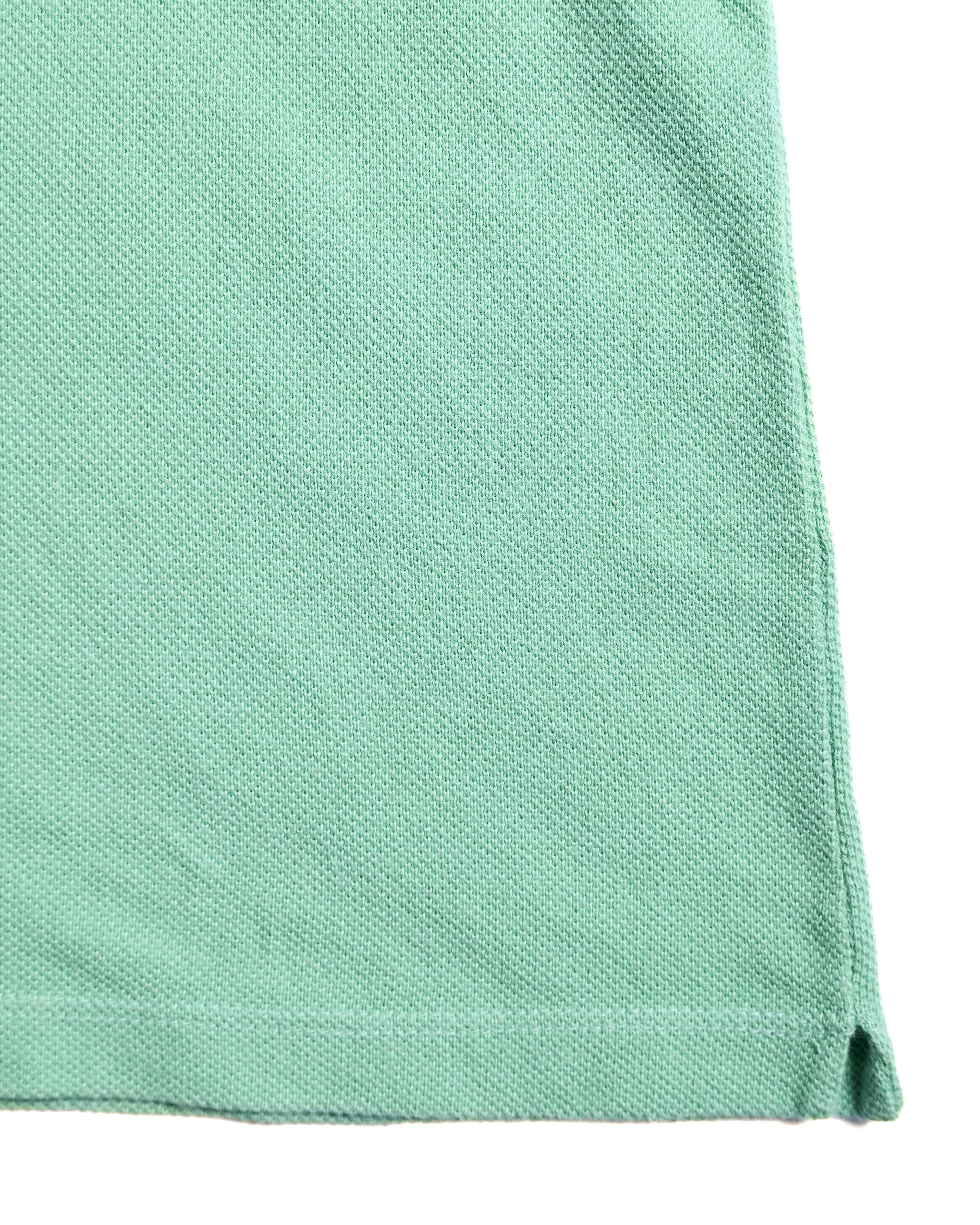CÉLINE/ Logo Emblem Polo Shirt Mint Green