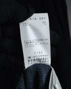 "Yohji Yamamoto POUR HOMME" 24SS layered sheer knit pullover